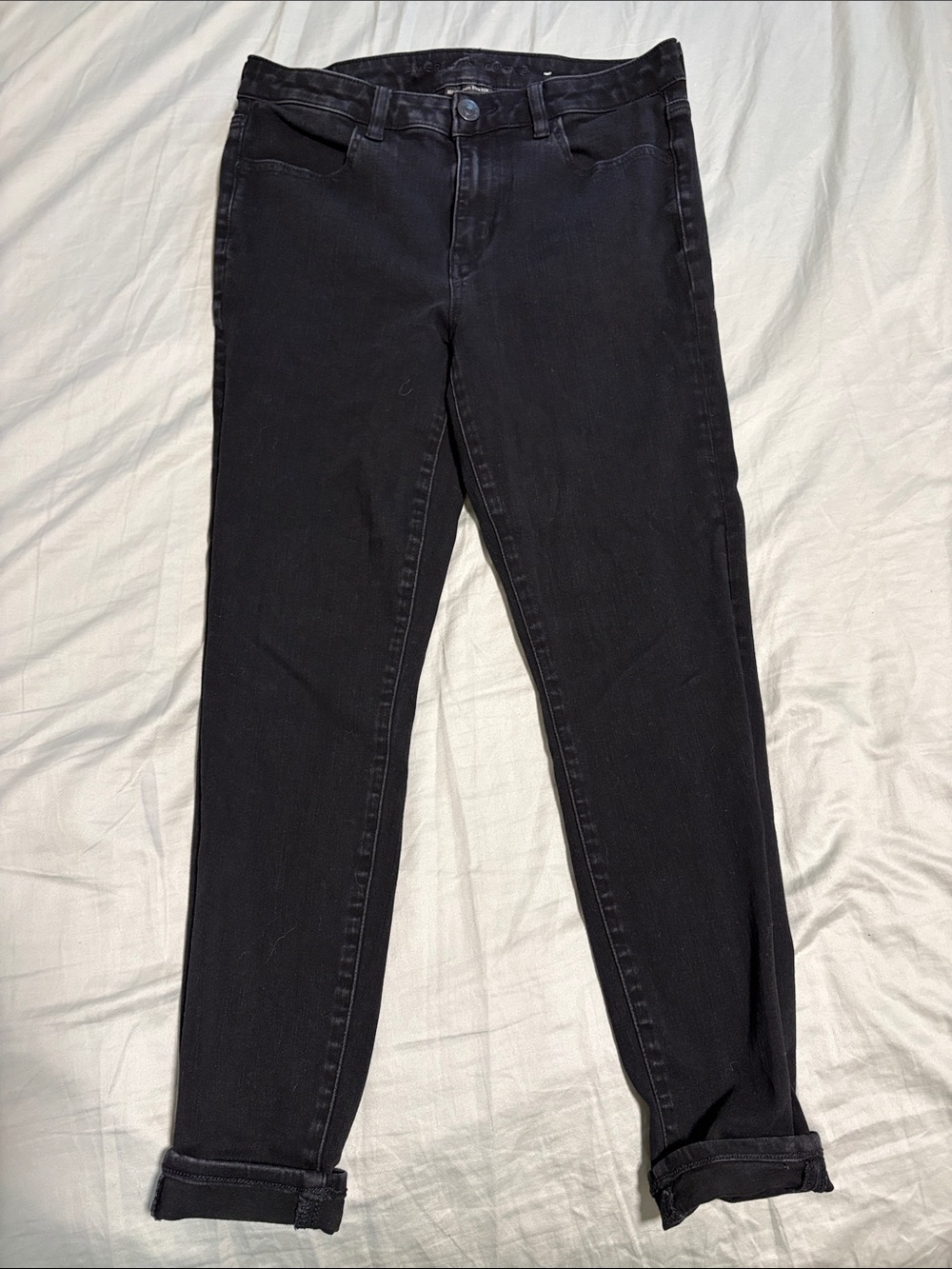 American Eagle Outfitters Black Jeans with Tag Detail